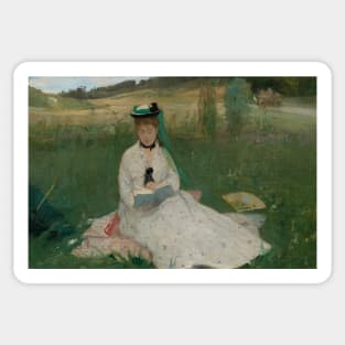 Reading by Berthe Morisot Sticker